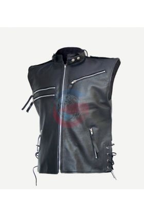 Wholesale Biker Style Leather Vest