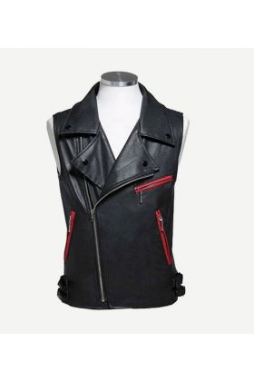 Modern Leather Men Fashion Vest 