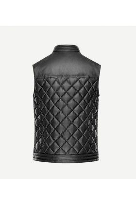 Wholesale Quilted Leather Fashion Vest