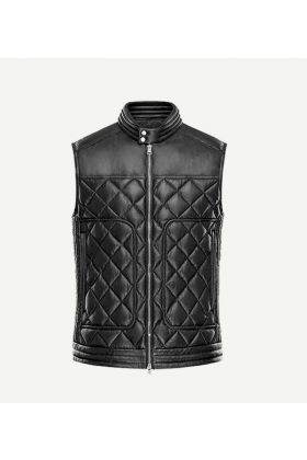 Wholesale Quilted Leather Fashion Vest