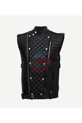 Wholesale Quilted Style Leather Vest