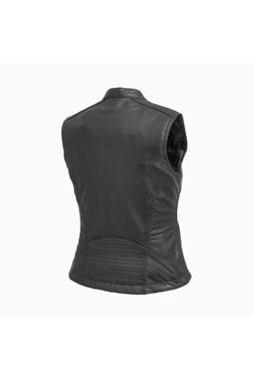 Wholesale Ladies Side Padded Leather Vest