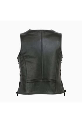 Wholesale Women Stylish Motorcycle Leather Vest