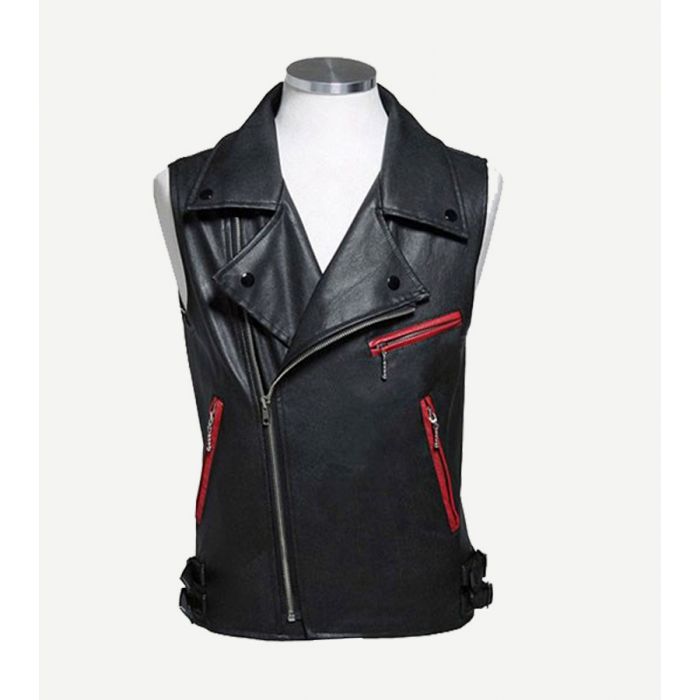 Modern Leather Men Fashion Vest 