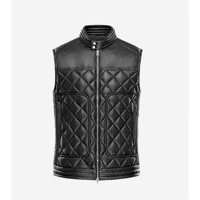 Wholesale Quilted Leather Fashion Vest