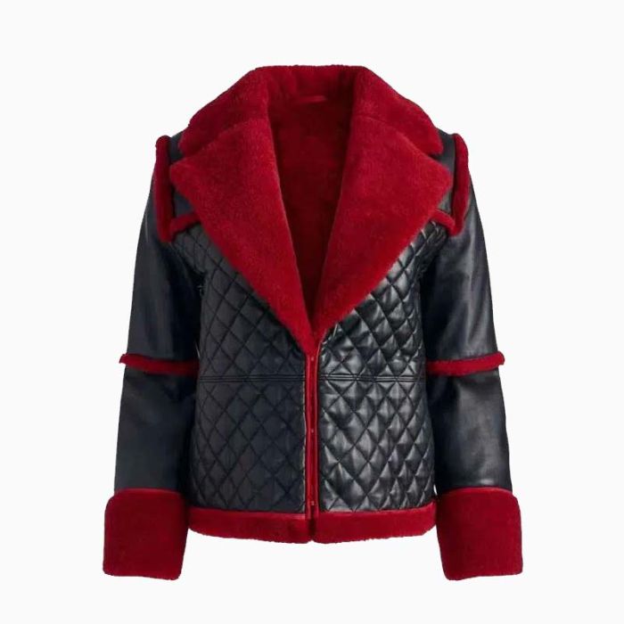  Wholesale Ladies Aviator Pilot Shear-ling Jacket