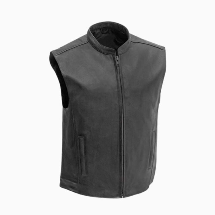 Wholesale Biker Leather Vest for Men