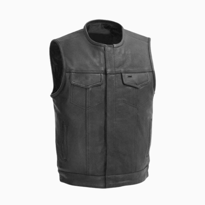 Wholesale Classic Biker Leather Vest for Men