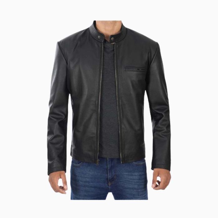 Wholesale Dashing Cowhide Leather Jacket