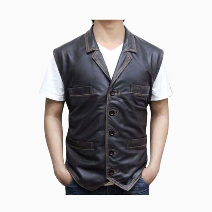 Wholesale Hell on Wheels Men Leather Vest