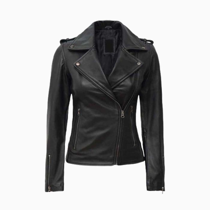 Wholesale Kirsten Women's Leather Biker Jacket