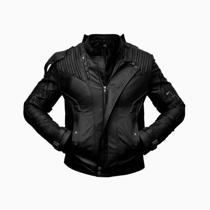 Wholesale Men Guardian of the Galaxy Leather Jacket