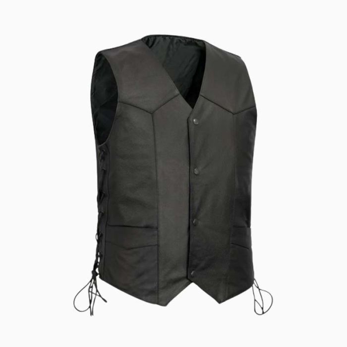 Wholesale Premium Biker Leather Vest for Men