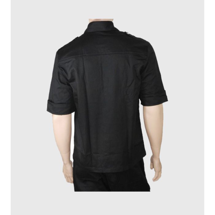 Short Sleeves Gothic Military Shirt