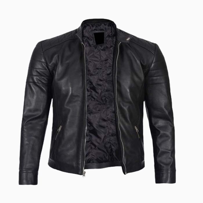 Wholesale Smart Fit Men's Leather Jacket