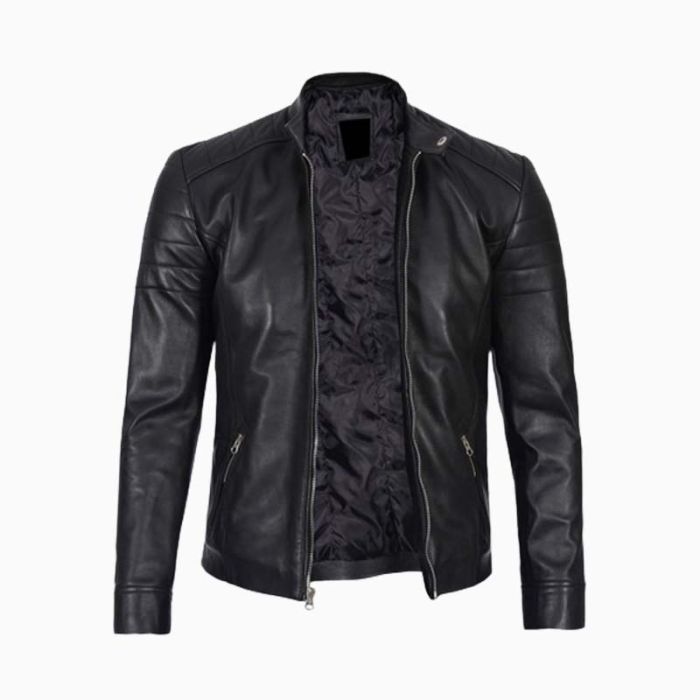 Wholesale Smart Fit Men's Leather Jacket