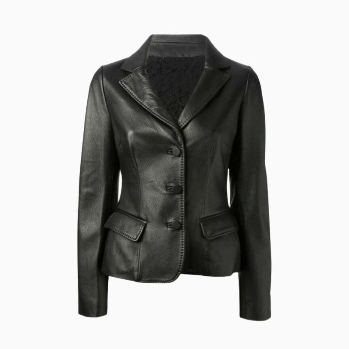 Wholesale Women Formal Business Leather Blazer