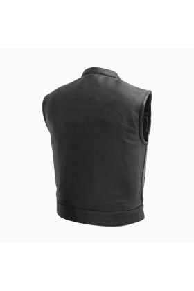 Wholesale Cafe Racer Leather Vest for Men