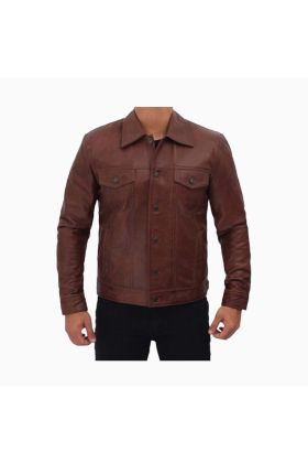 Wholesale Fernando Real Men&#039;s Leather Jacket