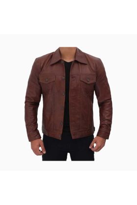 Wholesale Fernando Real Men's Leather Jacket