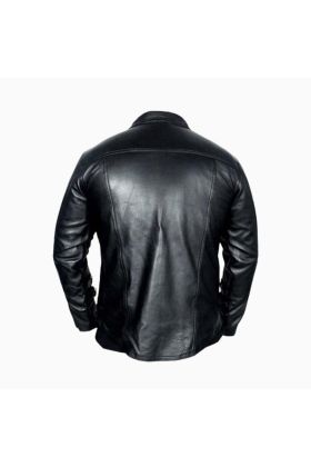 Wholesale Gothic Design Leather Shirt for Men