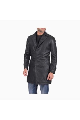 Wholesale Infinity Fashion Leather Coat for Men