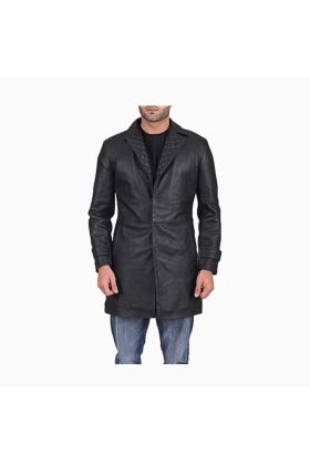 Wholesale Infinity Fashion Leather Coat for Men