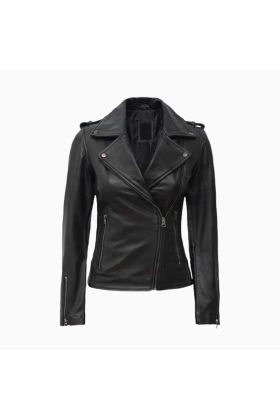 Wholesale Kirsten Women's Leather Biker Jacket