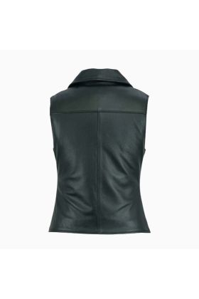 Wholesale Ladies Lambskin Leather Dress Vest