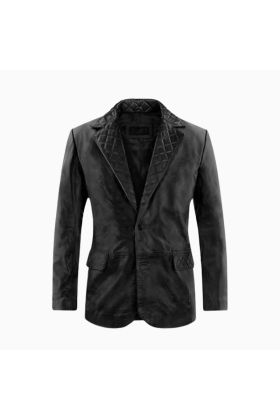 Wholesale Men Party Wear Leather Blazer Coat