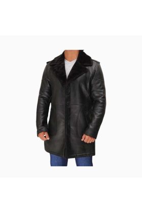 Wholesale Russo Men Leather Winter Shearling Coat