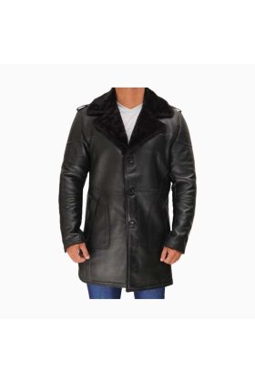 Wholesale Russo Men Leather Winter Shearling Coat