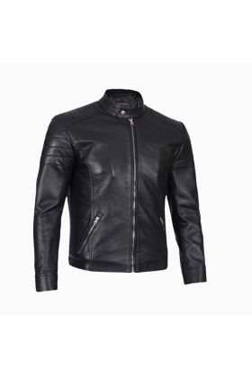 Wholesale Smart Fit Men&#039;s Leather Jacket