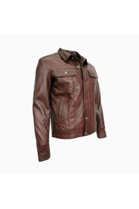 Wholesale Vintage Leather Shirt for Men