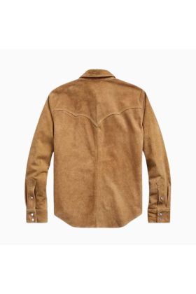 Wholesale Western Trucker Suede Leather Shirt