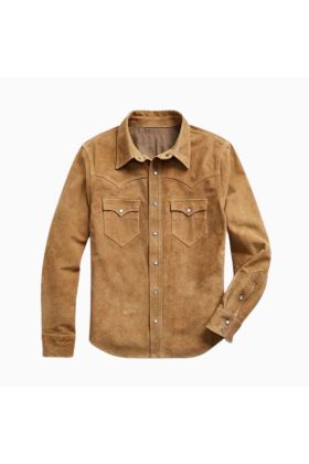 Wholesale Western Trucker Suede Leather Shirt