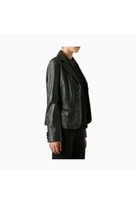 Wholesale Women Formal Business Leather Blazer